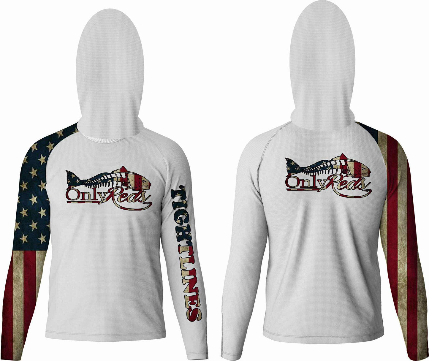 🔥OnlyReds Performance Fishing Shirts Vented Hoodie -Edition 🔥